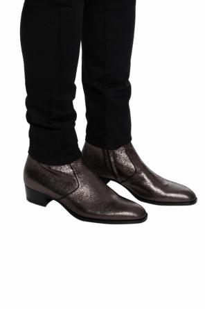 ‘wyatt’ leather ankle boots, zdjęcie 2 ‘wyatt’ leather ankle boots od Saint Laurent